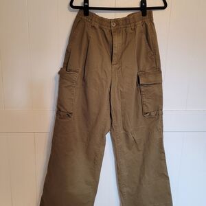 Old Navy Womens High Waist Cargo Pants in Olive Sz M